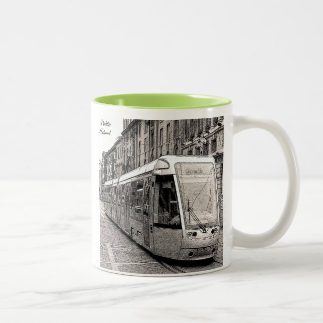 Caneca De Café Em Dois Tons Dublin Ireland Mug (Direita)