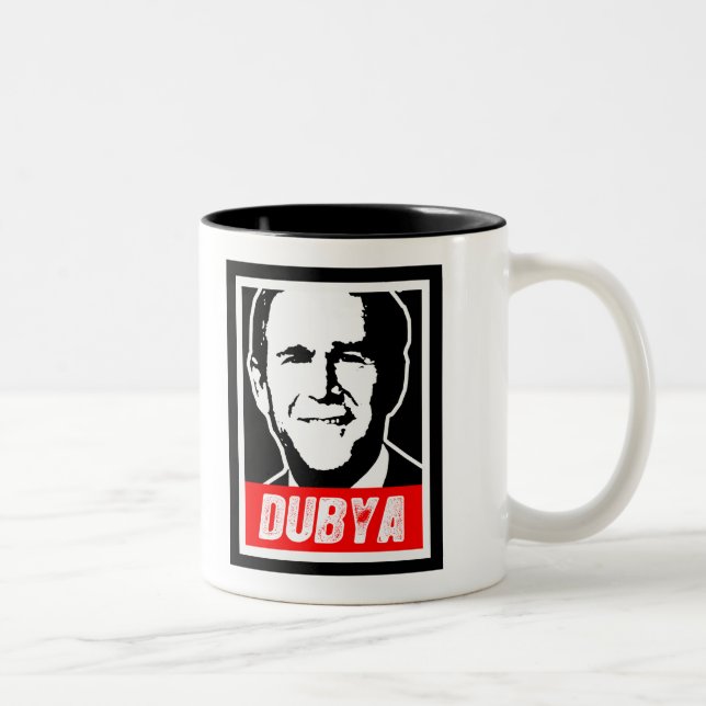 CANECA DE CAFÉ EM DOIS TONS DUBYA (Direita)