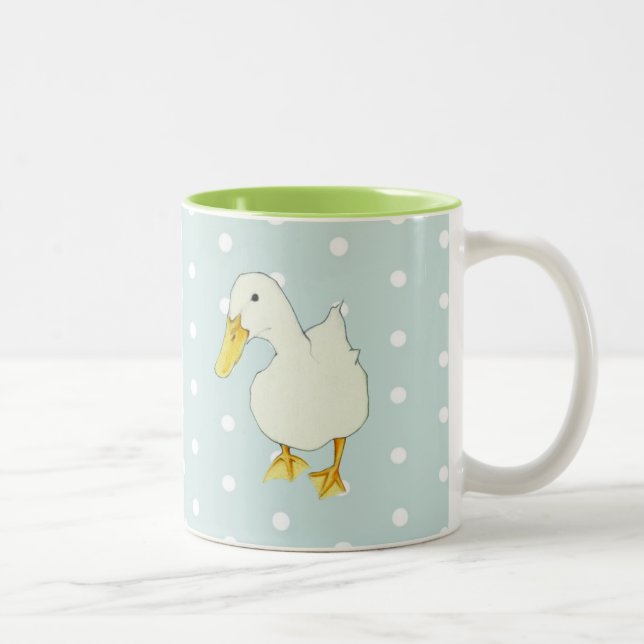 Caneca De Café Em Dois Tons Duck Kiss Solo Mug (Direita)