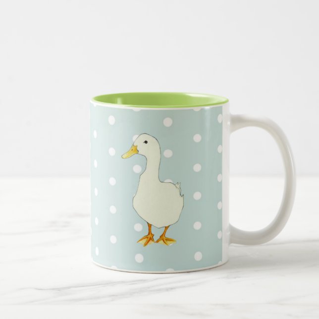 Caneca De Café Em Dois Tons Duck Legal Solo Mug (Direita)