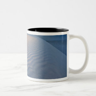 Caneca De Café Em Dois Tons Dunas de areia no Monumento Nacional White Sands e