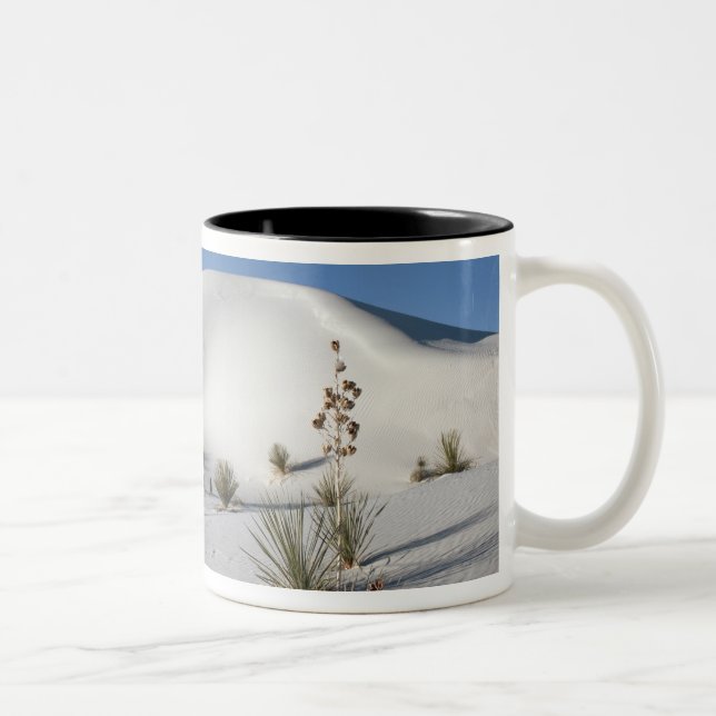 Caneca De Café Em Dois Tons Dunas Transversais e Soaptree Yucca (Direita)