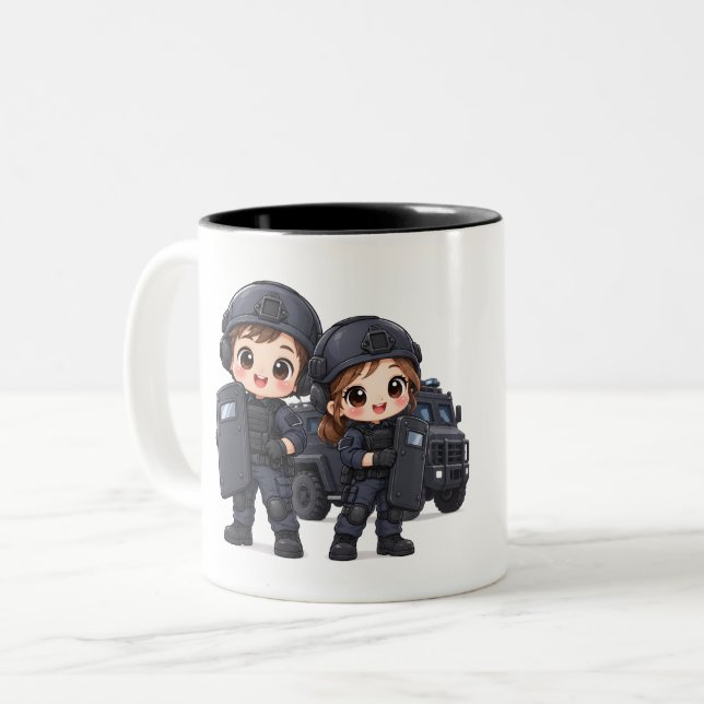 Caneca De Café Em Dois Tons Duo Tático (Frente Esquerda)