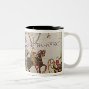 Caneca De Café Em Dois Tons Duque William Preparing a navegar a Pevensey