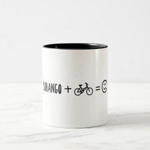 Caneca De Café Em Dois Tons Durango Colorado Plus Bikes Faz Você Feliz