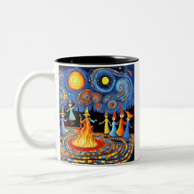 Caneca De Café Em Dois Tons E as bruxas dançaram (Esquerda)