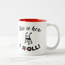 Caneca De Café Em Dois Tons É assim que eu rolo /"Se o pó não voa..."