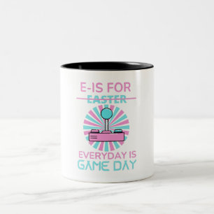 CANECA DE CAFÉ EM DOIS TONS E - É PARA TODOS OS DIAS É DIA DE JOGO