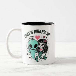 Caneca De Café Em Dois Tons É isso aí Embaixo d'Água Amor