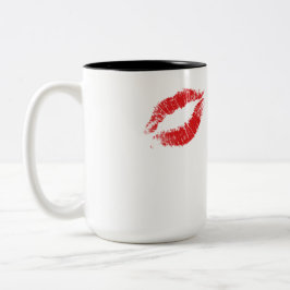 Caneca De Café Em Dois Tons É melhor estar atrasado do que para chegar feio