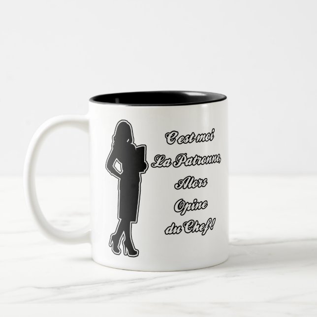 CANECA DE CAFÉ EM DOIS TONS É MIM A PROPRIETÁRIA, ENTÃO OPINE DO CHEFE (Esquerda)