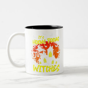 Caneca De Café Em Dois Tons É o custo do Dia de as Bruxas engraçado das bruxas
