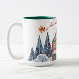 Caneca De Café Em Dois Tons E por toda a casa Mug