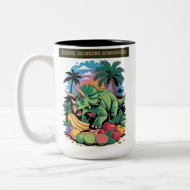 Caneca De Café Em Dois Tons É só café da manhã (Esquerda)