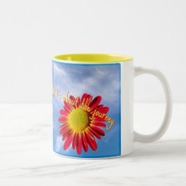 Caneca De Café Em Dois Tons É sobre a jornada, Mug