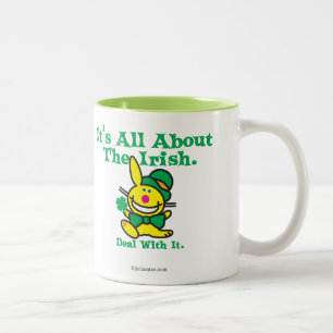 Caneca De Café Em Dois Tons É toda sobre o irlandês