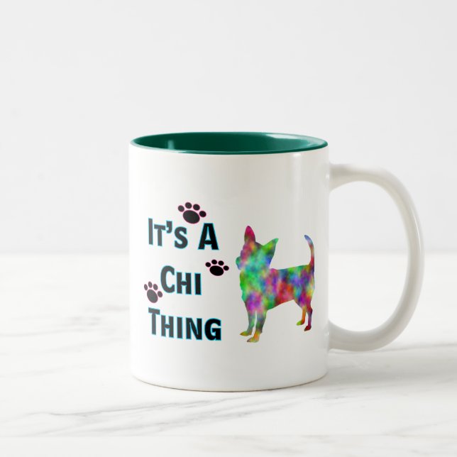 Caneca De Café Em Dois Tons É um Chi Thing Mug (Direita)
