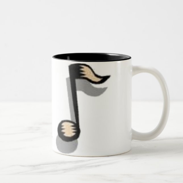 Caneca De Café Em Dois Tons É um D.J. Coisa! (Direita)