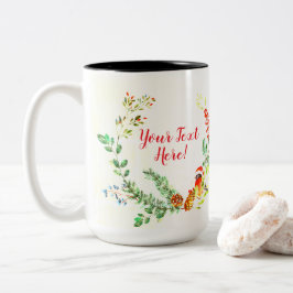 Caneca De Café Em Dois Tons É um Feriado de inverno/Mug de Natal