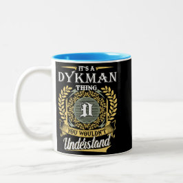 Caneca De Café Em Dois Tons É Uma Coisa de Dykman Que Você Não Pode Entender