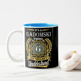 Caneca De Café Em Dois Tons É uma Coisa de Gadomski que Você Não Pode Entender