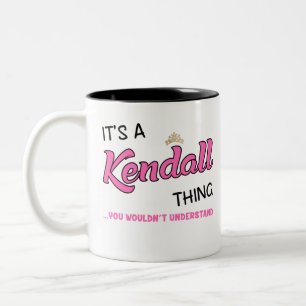 Caneca De Café Em Dois Tons É uma coisa de Kendall que você não entenderia 