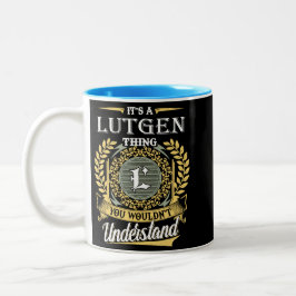 Caneca De Café Em Dois Tons É uma Coisa de Lutgen que Você Não Pode Entender