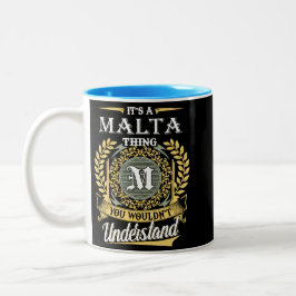 Caneca De Café Em Dois Tons É Uma Coisa de Malta Que Você Não Pode Entender