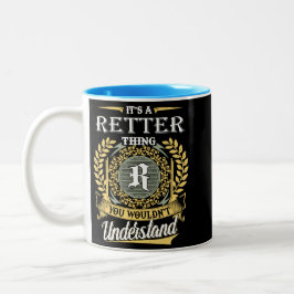Caneca De Café Em Dois Tons É Uma Coisa de Retter Que Você Não Pode Entender