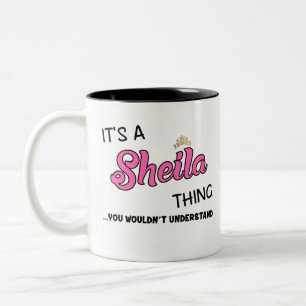 Caneca De Café Em Dois Tons É uma coisa de Sheila que você não entenderia