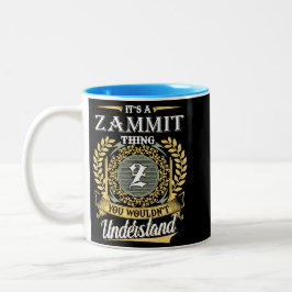 Caneca De Café Em Dois Tons É Uma Coisa de Zammit Que Você Não Pode Entender