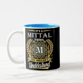 Caneca De Café Em Dois Tons É Uma Coisa Mittal Que Você Não Pode Entender