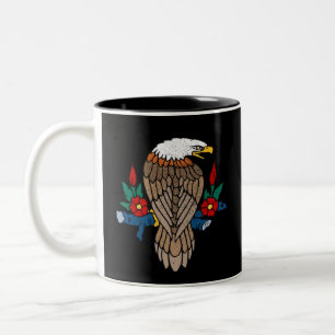 Caneca De Café Em Dois Tons Eagle Art