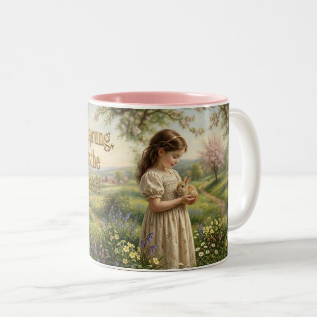 Caneca De Café Em Dois Tons Easter Children’s Mug  (Frente Esquerda)