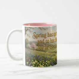 Caneca De Café Em Dois Tons Easter Children’s Mug