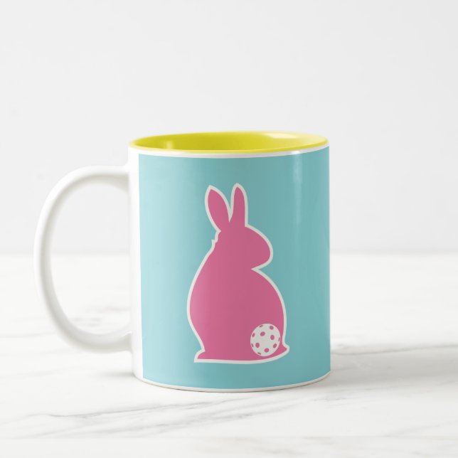Caneca De Café Em Dois Tons Easter Pickleball (Esquerda)