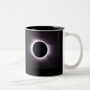 Caneca De Café Em Dois Tons Eclipse solar