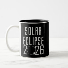 Caneca De Café Em Dois Tons Eclipse Solar 2026