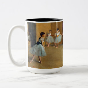 Caneca De Café Em Dois Tons Edgar Degas A Dança Foyer na Ópera