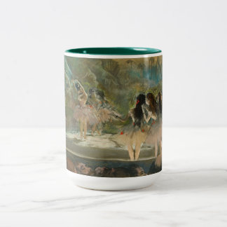 Caneca De Café Em Dois Tons Edgar Degas - Balé no café Opéra de Paris