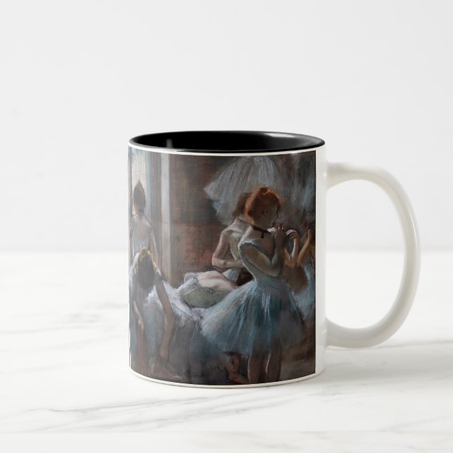 Caneca De Café Em Dois Tons Edgar Degas - Dançarinas (Direita)