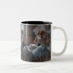 Caneca De Café Em Dois Tons Edgar Degas - Dançarinos