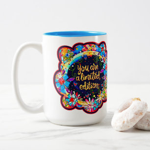 Caneca De Café Em Dois Tons "Edição limitada" Inspirividade Café Mug