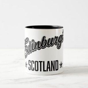 Caneca De Café Em Dois Tons Edimburgo Escócia