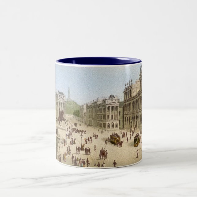 Caneca De Café Em Dois Tons Edimburgo no século XIX (Centro)