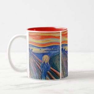 Caneca De Café Em Dois Tons Edvard Munch - O Gritar 1895