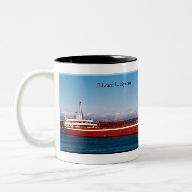 Caneca De Café Em Dois Tons Edward L. Caneta de cheio Ryerson (Esquerda)
