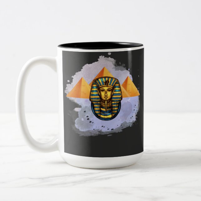 Caneca De Café Em Dois Tons egito (Esquerda)