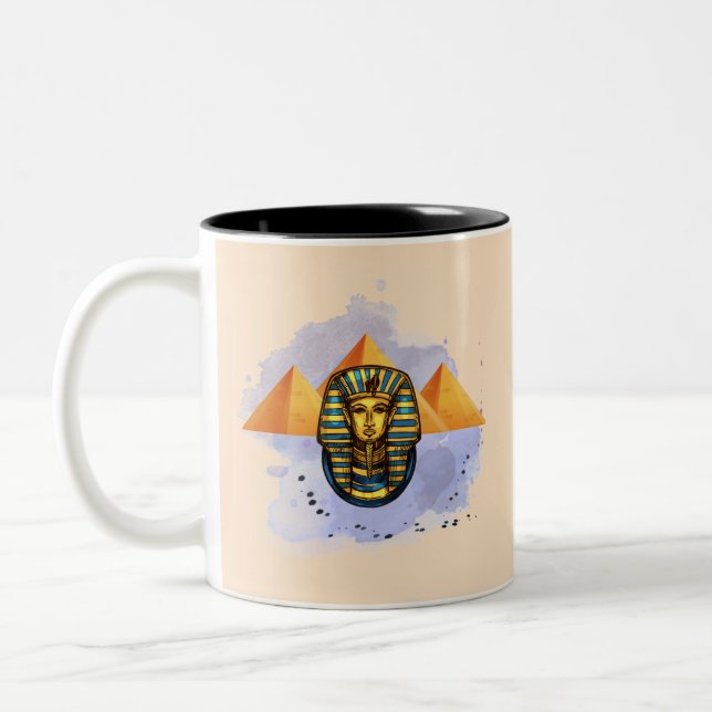 Caneca De Café Em Dois Tons egito (Esquerda)