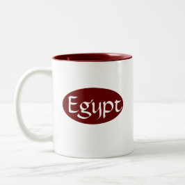 Caneca De Café Em Dois Tons Egito Mug